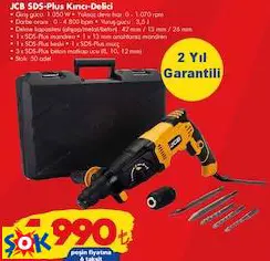 JCB SDS PLUS KIRICI-DELİCİ 1050 W JCB SDS PLUS KIRICI-DELİCİ 1050 W